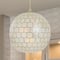 Hello Honey® Capiz Honeycomb Globe Pendant Light